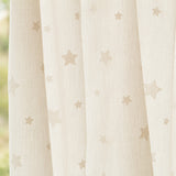 Cortina de Poliéster Visillo Estrelas Natural - Ribes y Casals