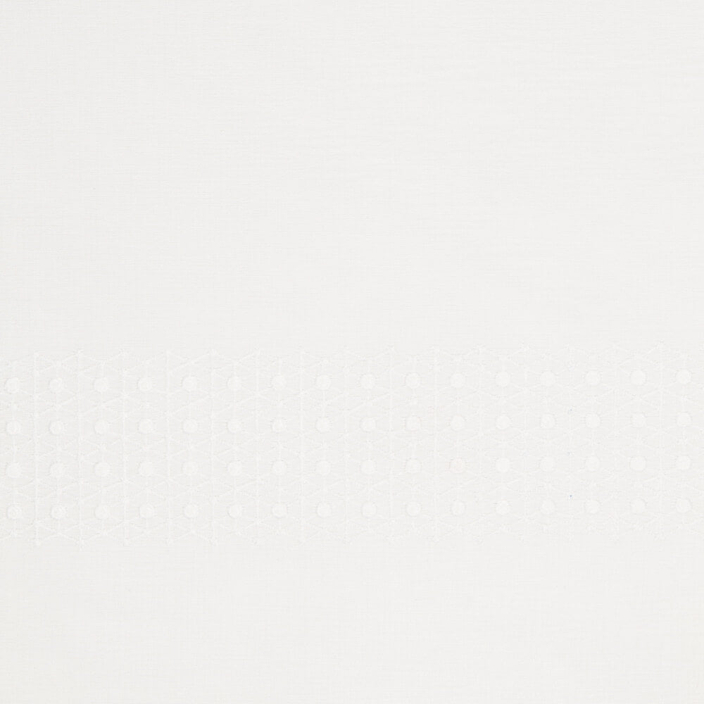 Cortina Bordada Branco Natural - Ribes y Casals