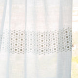 Retal Cortina Bordada Blanco Natural 150x280 cm - Ribes y Casals