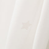 Cortina de Poliéster Visillo Estrelas Branco - Ribes y Casals