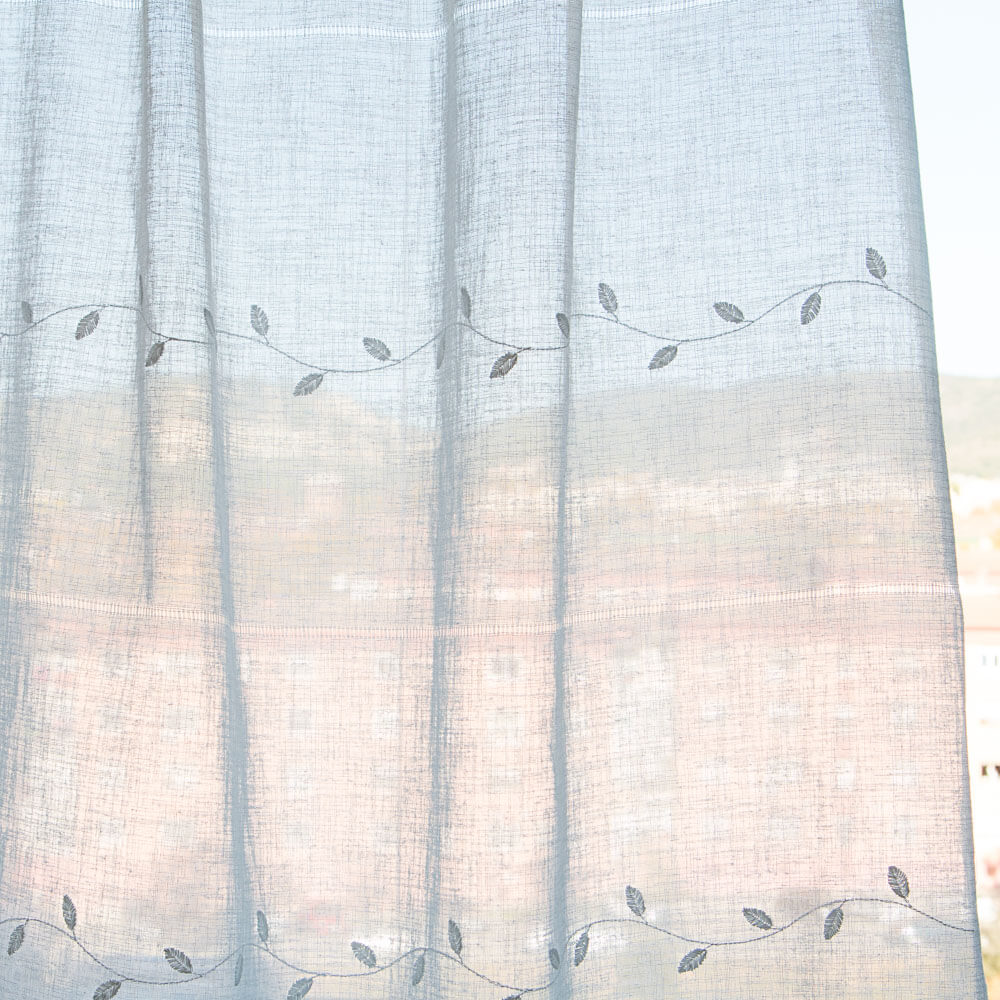 Cortina Chumbo Folhas - Ribes y Casals