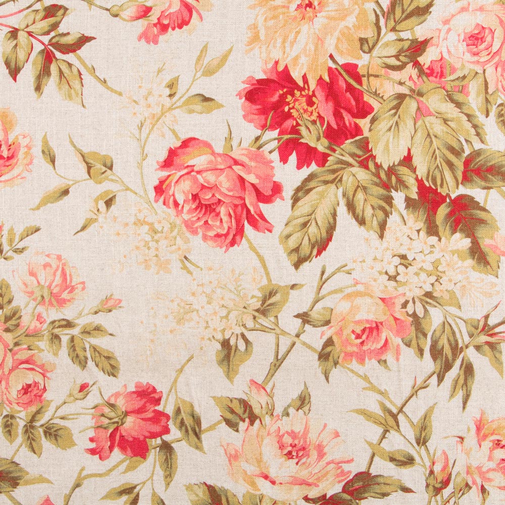 Cortina Rústica Cretona - Ribes y Casals