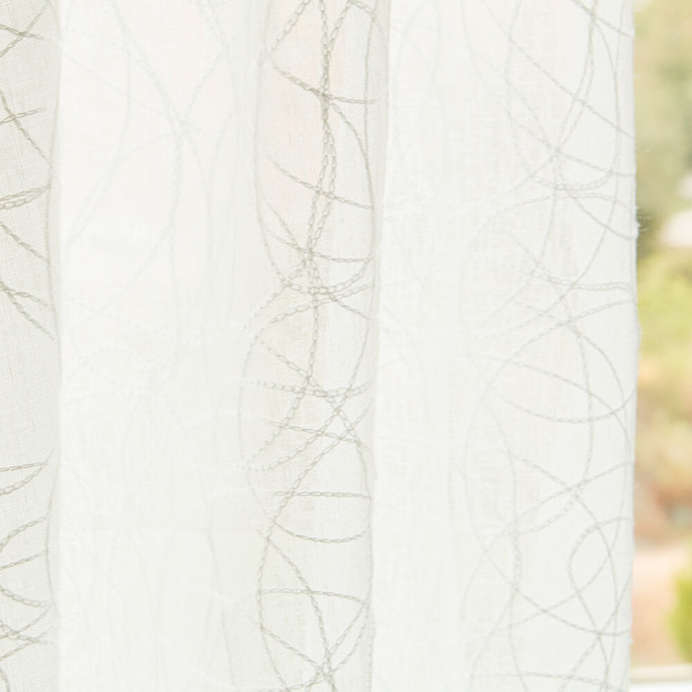 Tecido Cortina Spider Ecru 300 cm - Ribes y Casals