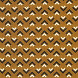 Crepe China Geométrico Castanho - Ribes y Casals