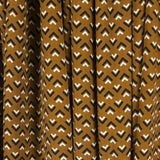 Crepe China Geométrico Castanho - Ribes y Casals