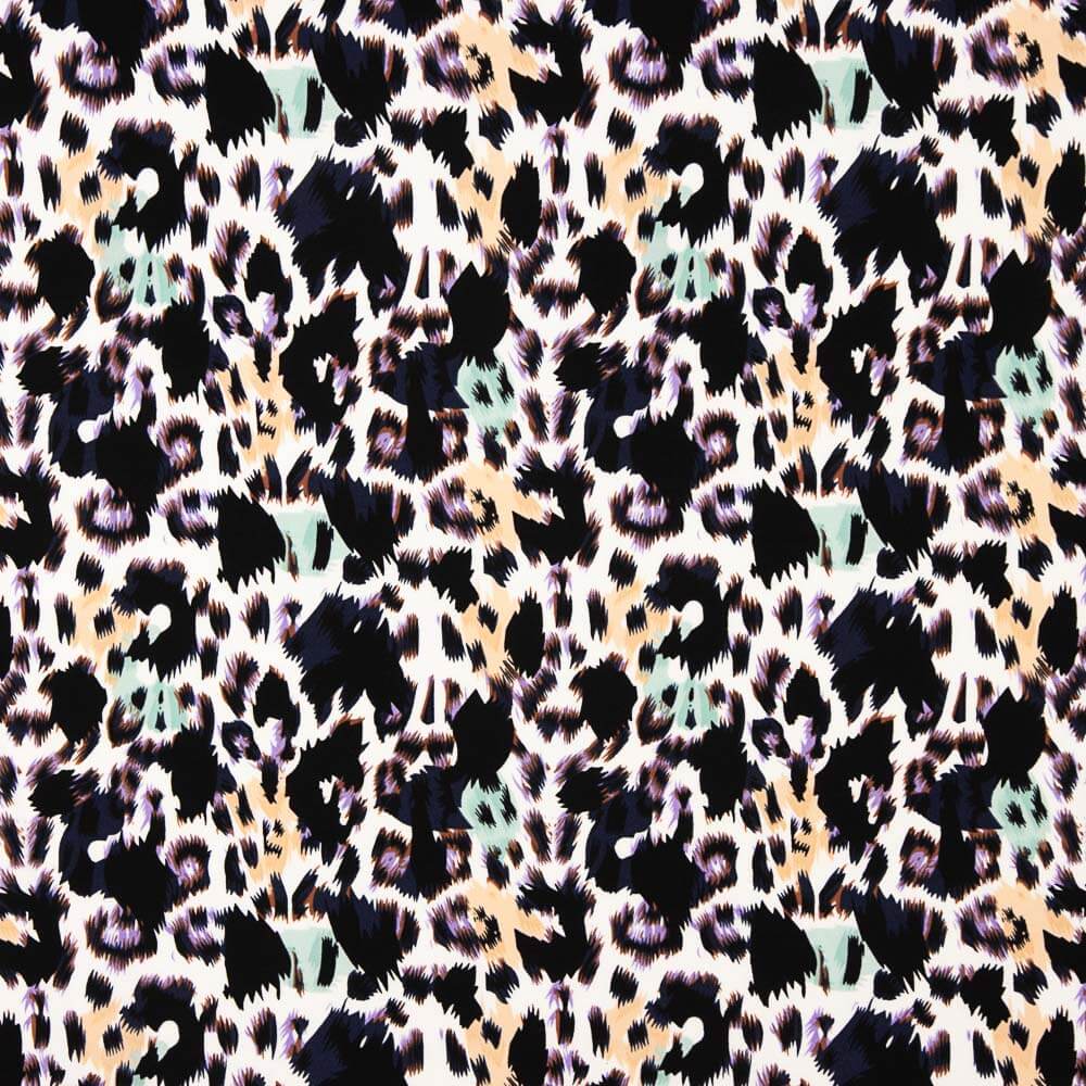 Tricô  Crepe Manchado Animais - Ribes y Casals