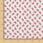 Crepe Poliéster Mini Caxemira Branco - Ribes y Casals