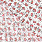 Crepe Poliéster Mini Caxemira Branco - Ribes y Casals