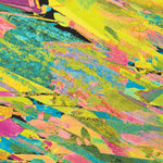 Crepe Poliéster Pintura Verde - Ribes y Casals