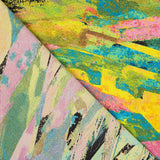 Crepe Poliéster Pintura Verde - Ribes y Casals