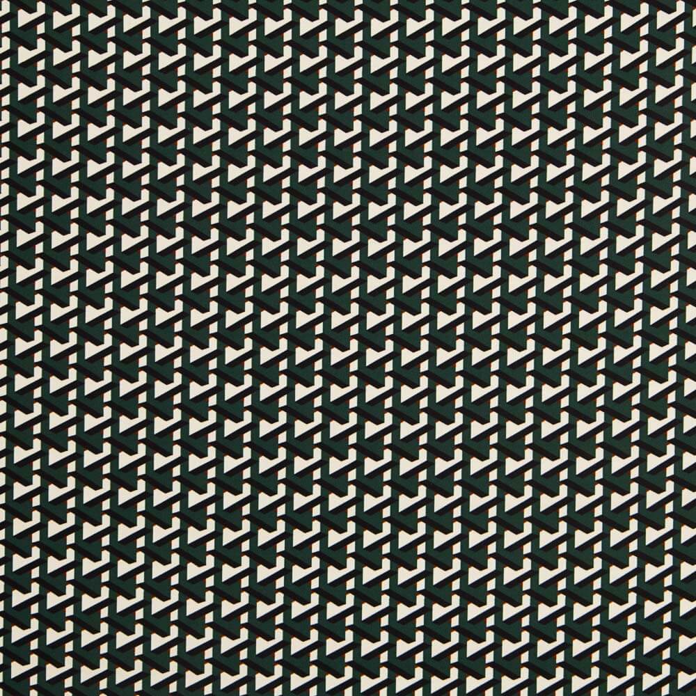 Crep Poliéster Trigonométrico Verde - Ribes y Casals