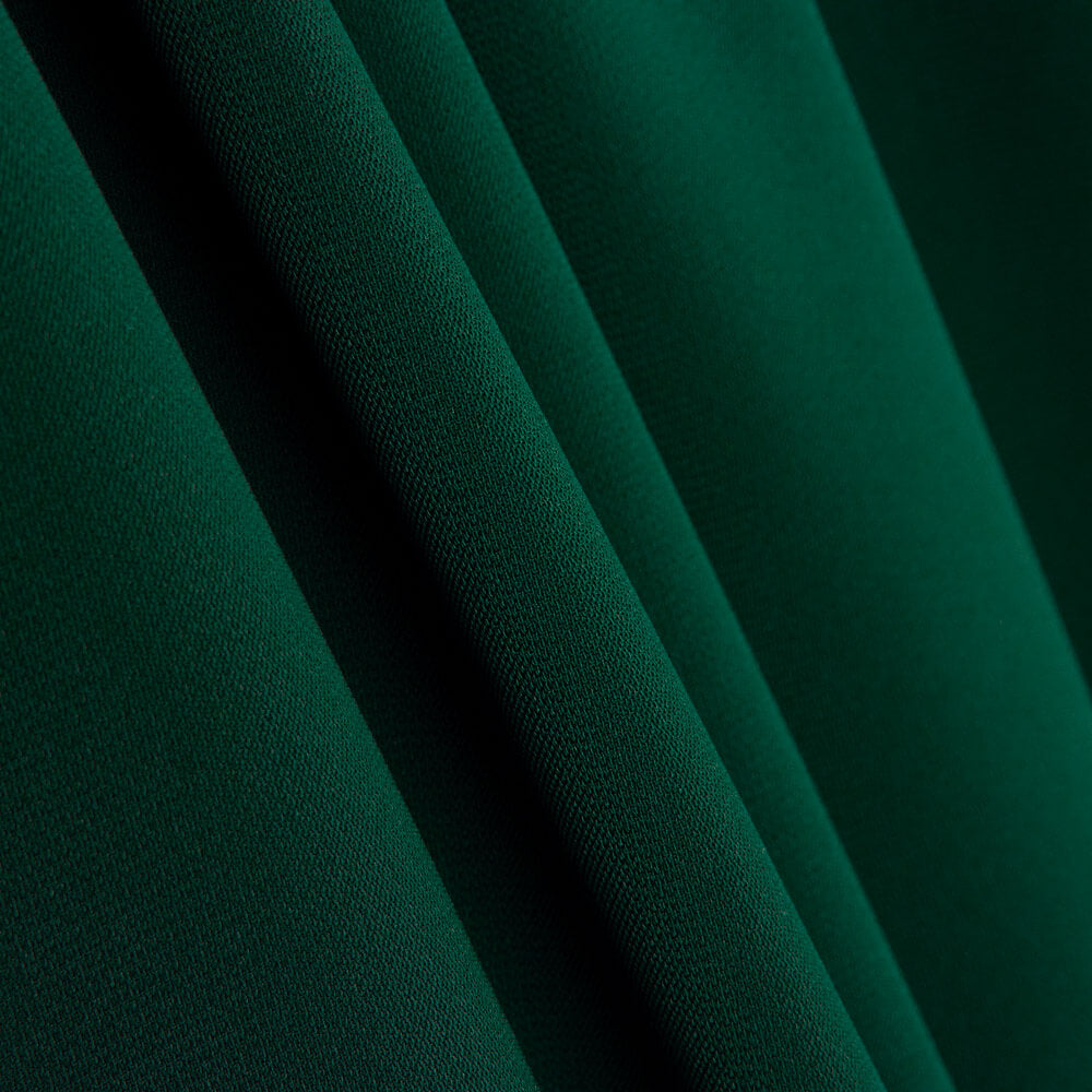 Crepe Poliéster Oferta Verde Garrafa - Ribes y Casals