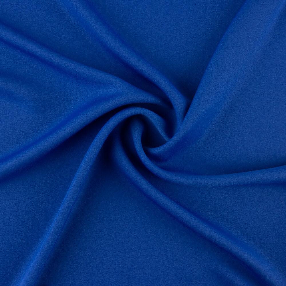 Crepe Cetim Fino Cetim Azul - Ribes y Casals