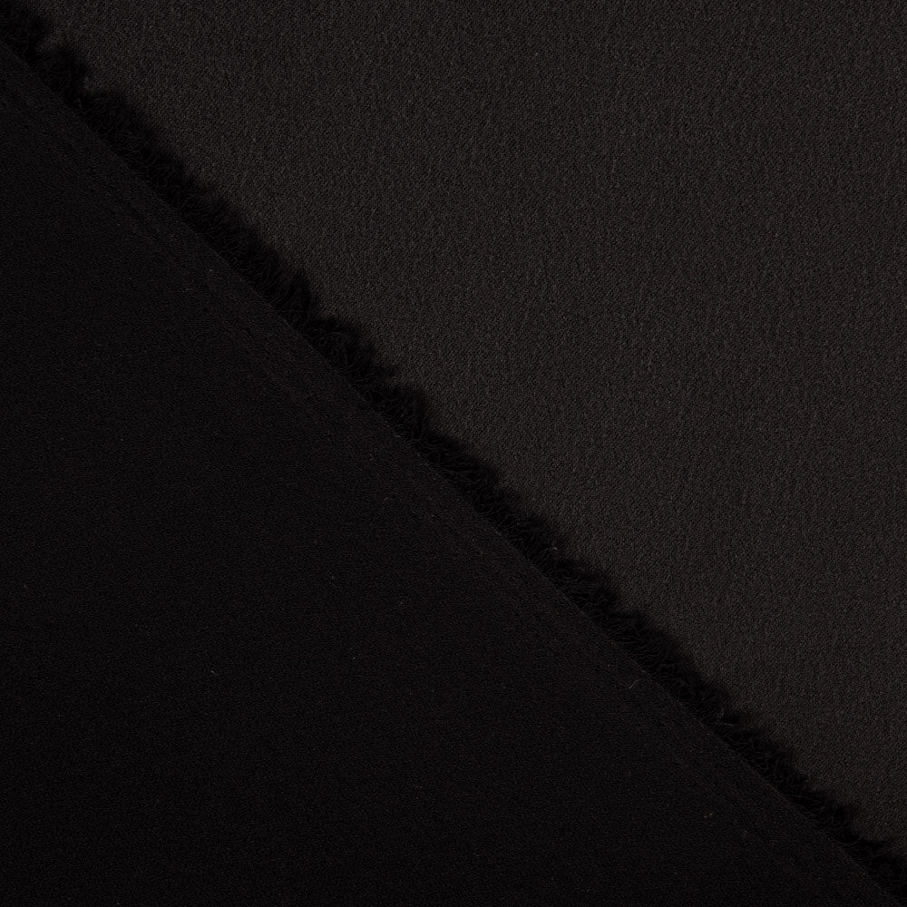 Crepe Cetim Fino Preto - Ribes y Casals