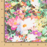 Crepe Viscose Landscape Mauve - Ribes y Casals