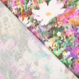 Crepe Viscose Landscape Mauve - Ribes y Casals