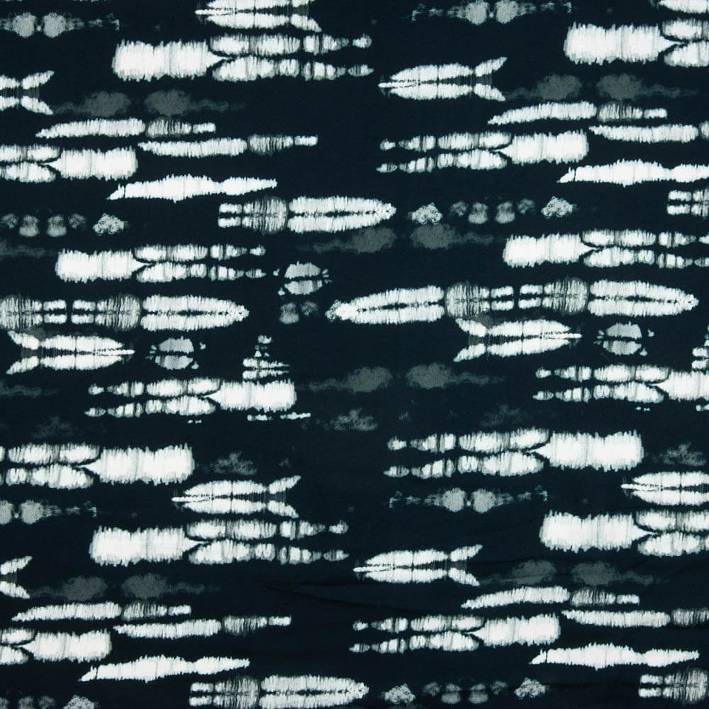 Crepe Viscose Tie Dye Dark - Ribes y Casals