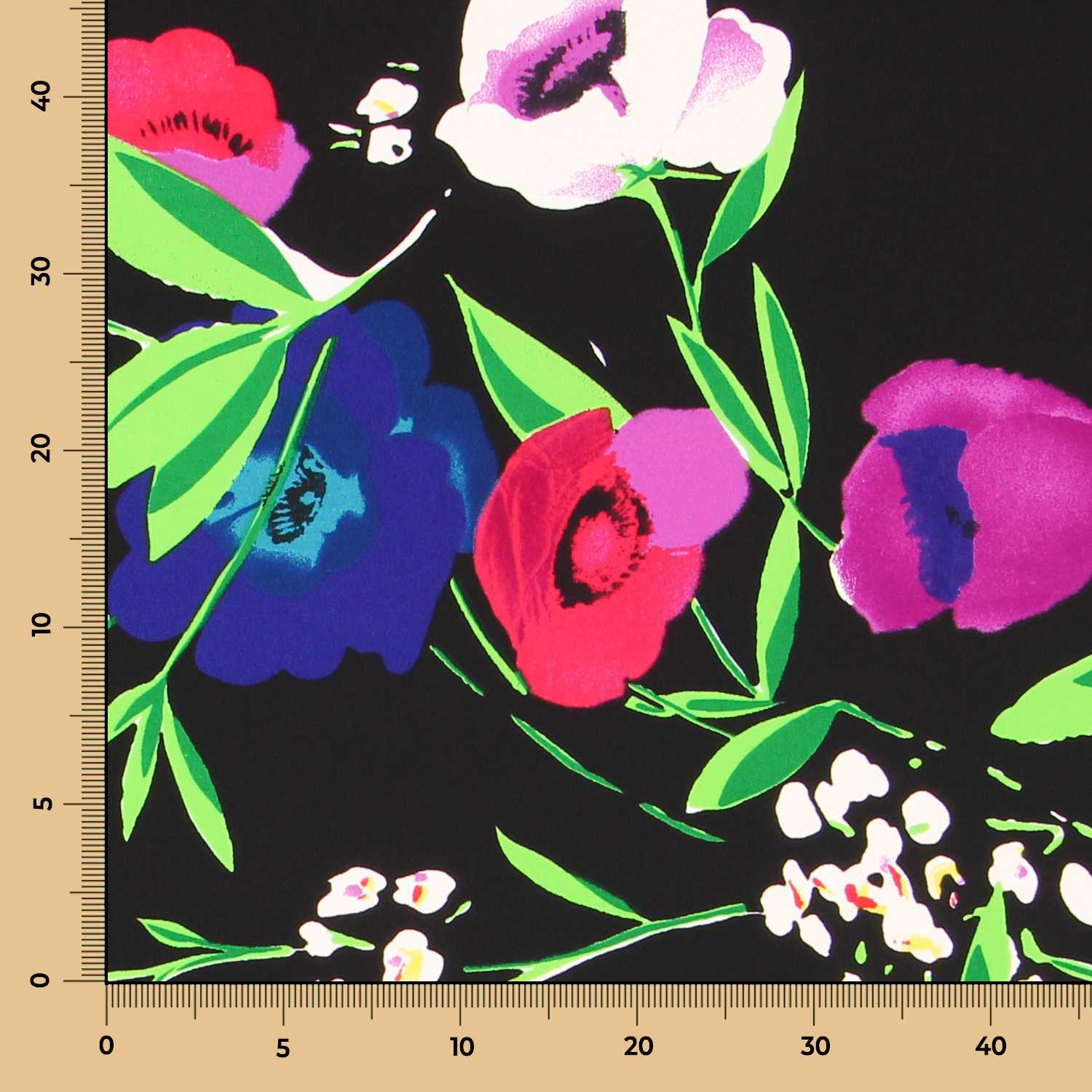 Crepe flores - Ribes y Casals