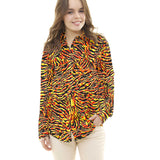 Tecido Crepe Animal Amarelo - Ribes y Casals