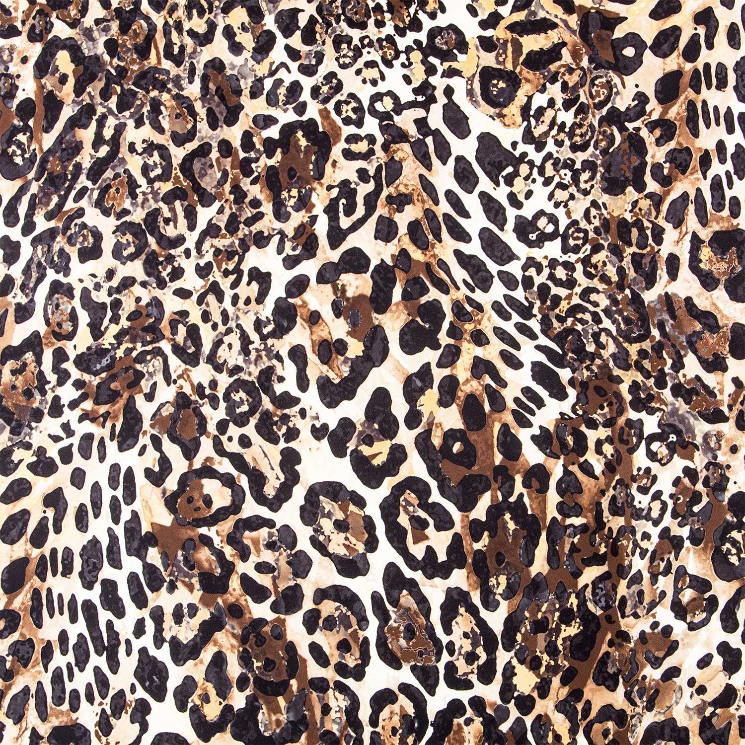 Crepe Animal Print Leopardo - Ribes y Casals