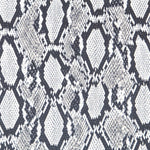 Crepe Animal Print Snake Cinza - Ribes y Casals