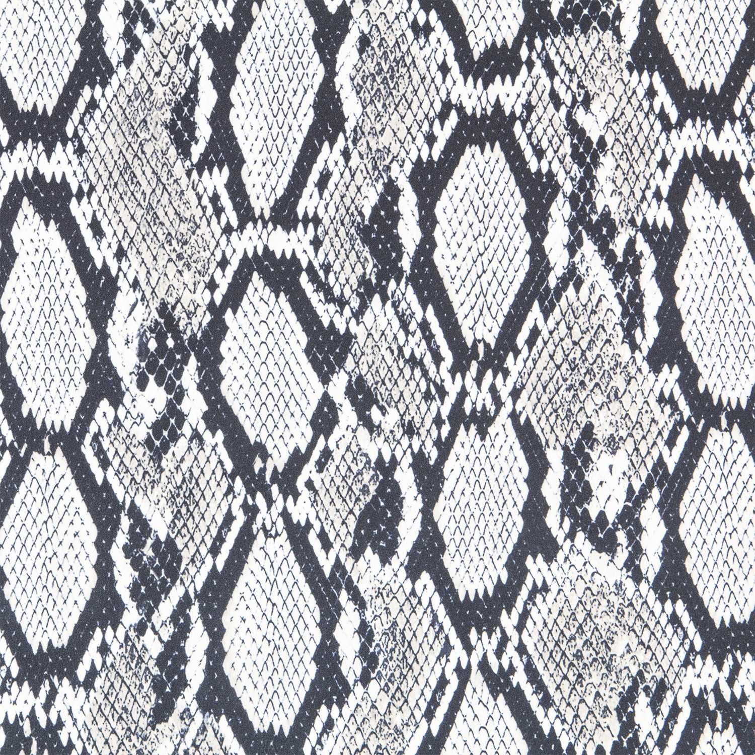 Crepe Animal Print Snake Cinza - Ribes y Casals
