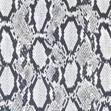 Crepe Animal Print Snake Cinza - Ribes y Casals