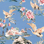 Crepe Aves Azul Claro - Ribes y Casals