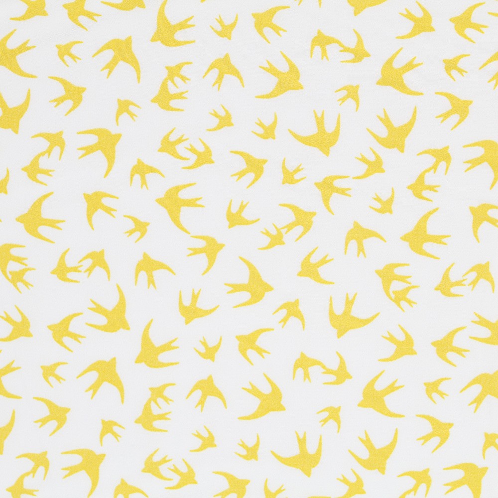 Crepe Birds Amarelo - Ribes y Casals