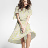 Crepe Birds Amarelo - Ribes y Casals