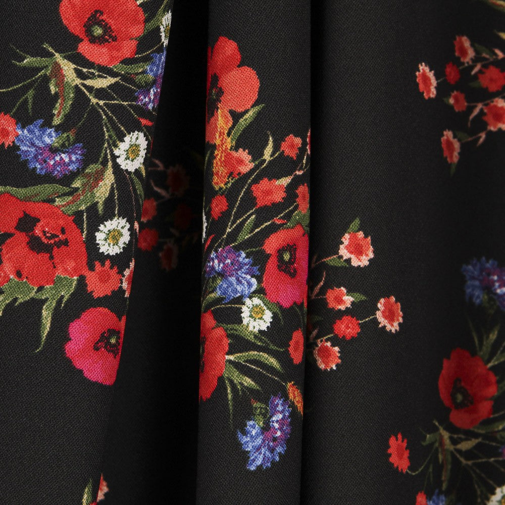 Crepe Bouquet Preto - Ribes y Casals