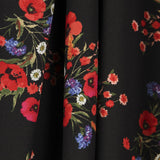 Crepe Bouquet Preto - Ribes y Casals