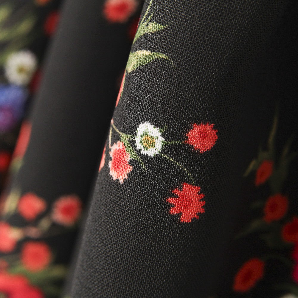 Crepe Bouquet Preto - Ribes y Casals