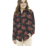 Crepe Bouquet Preto - Ribes y Casals