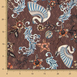 Crepe Shanghai Castanho - Ribes y Casals