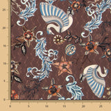 Crepe Shanghai Castanho - Ribes y Casals