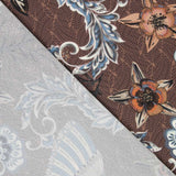 Crepe Shanghai Castanho - Ribes y Casals