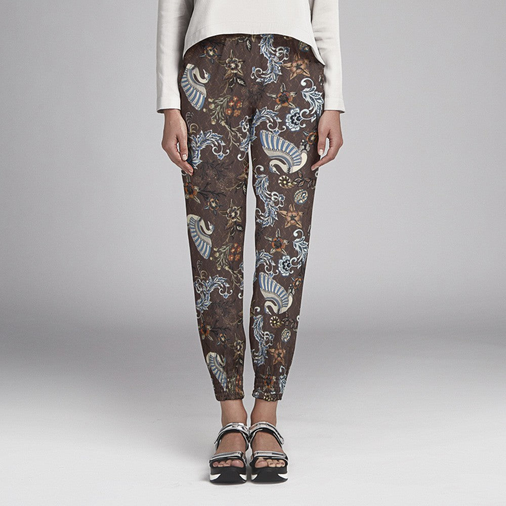 Crepe Shanghai Castanho - Ribes y Casals