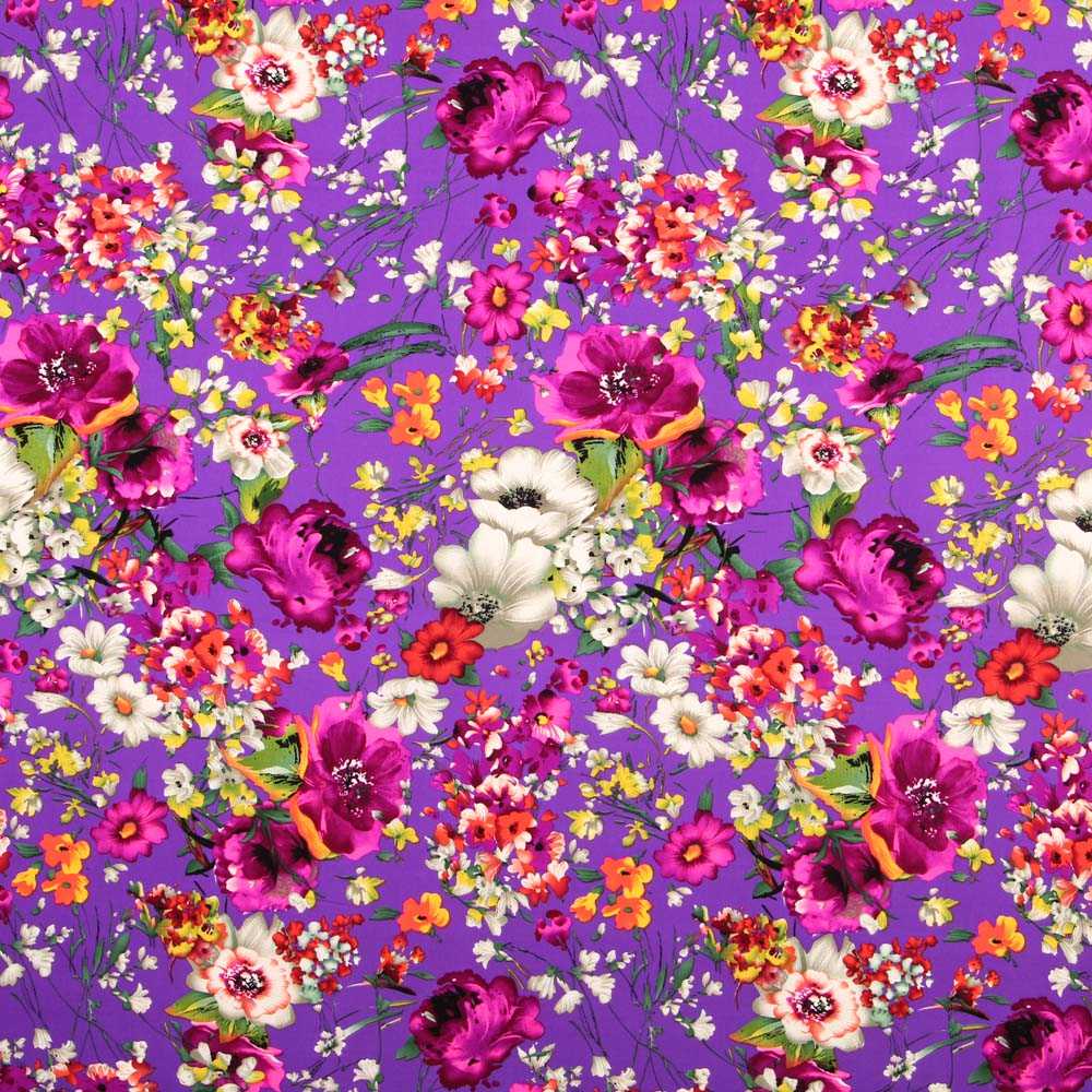 Crepe Jardim Violeta - Ribes y Casals