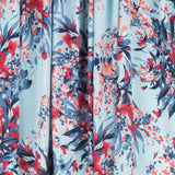 Crepe Satin Birds Light Azuis - Ribes y Casals