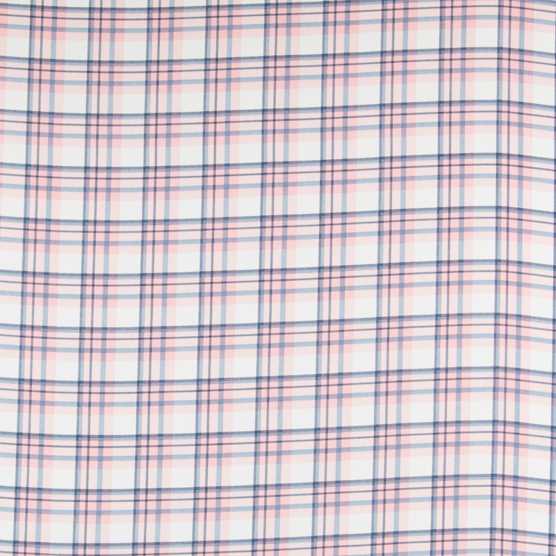 Crepe Impressão Escocês Rosa - Ribes y Casals