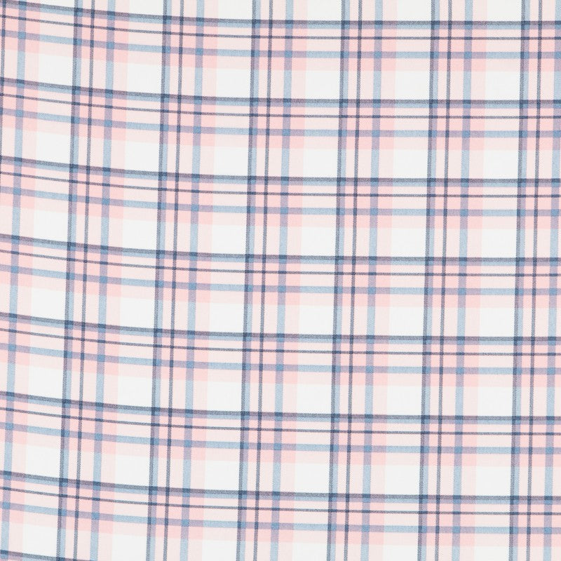 Crepe Impressão Escocês Rosa - Ribes y Casals