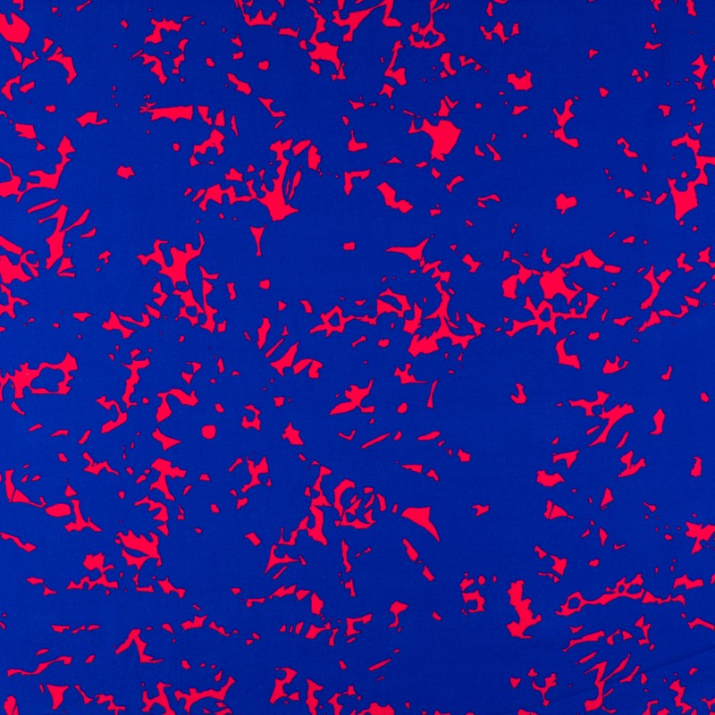 Crepe Satin Birds Light Azuis - Ribes y Casals