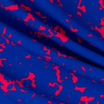 Crepe Satin Birds Light Azuis - Ribes y Casals