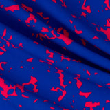 Crepe Satin Birds Light Azuis - Ribes y Casals