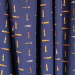 Tecido Crepe Fashion Azul Escuro - Ribes y Casals