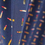 Tecido Crepe Fashion Azul Escuro - Ribes y Casals