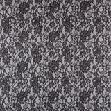 Crepe Marrocain Bouqet Preta - Ribes y Casals