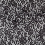 Crepe Marrocain Bouqet Preta - Ribes y Casals