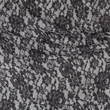 Crepe Marrocain Bouqet Preta - Ribes y Casals